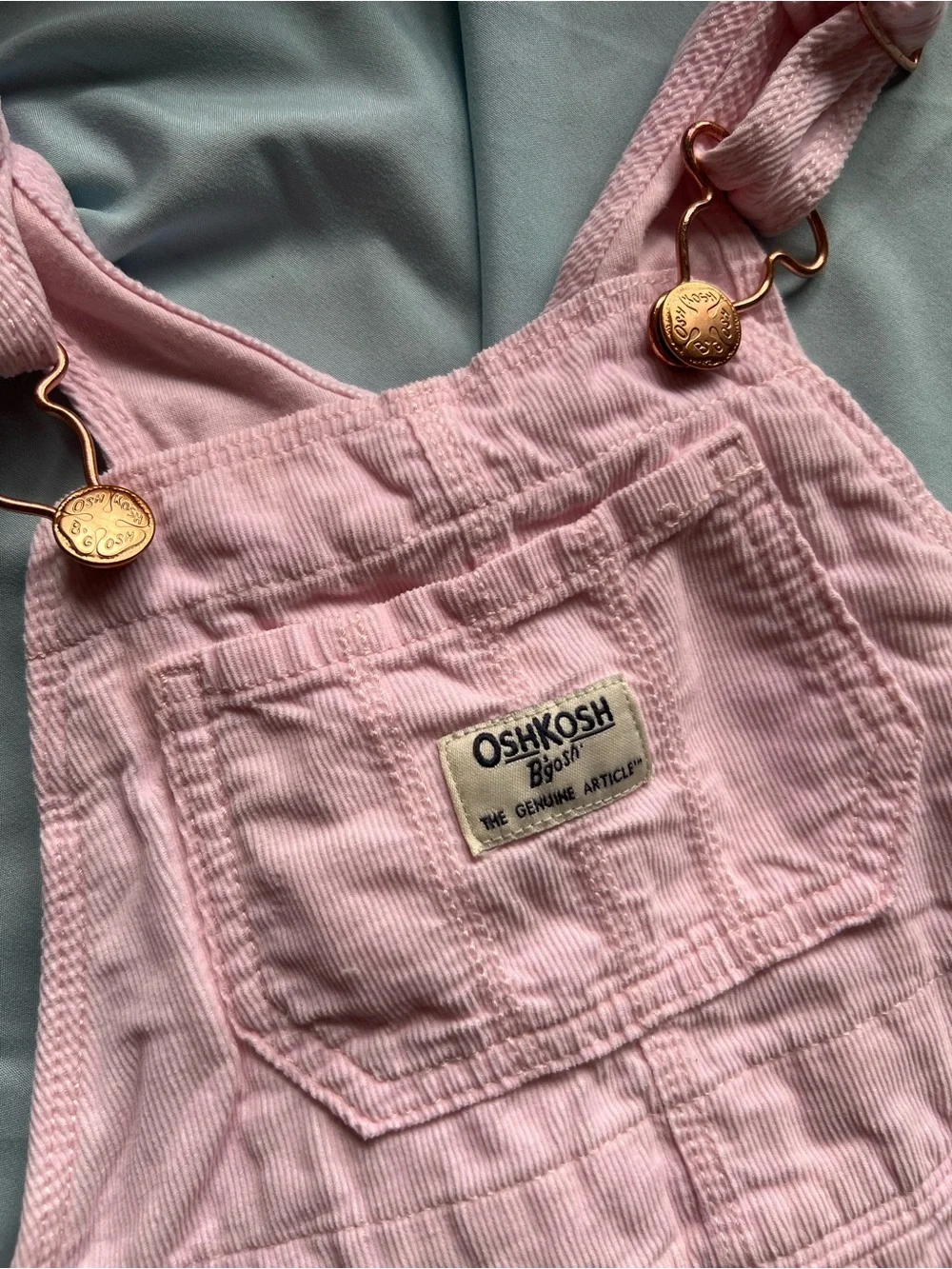 OshKosh B'gosh Pink corduroy 2T toddler Overalls
